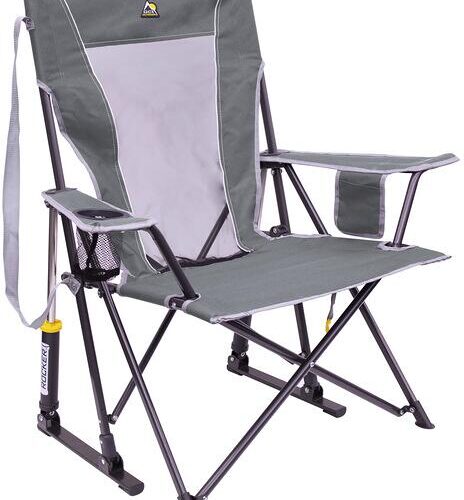 GCI Outdoor Comfort Pro Rocker Schaukelstuhl, 64x90,4x98,5cm, grau