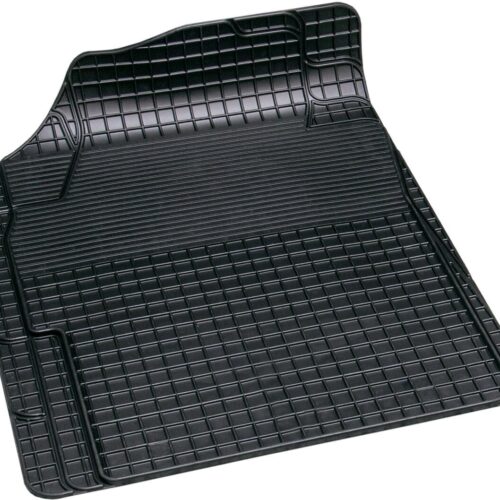 Alca Car Protect Universal Gummi-Fußmatte, Fahrerseite, schwarz