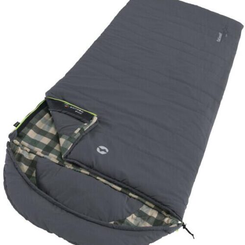 Outwell Camper Deckenschlafsack, 235x90cm, Zipper links, grau