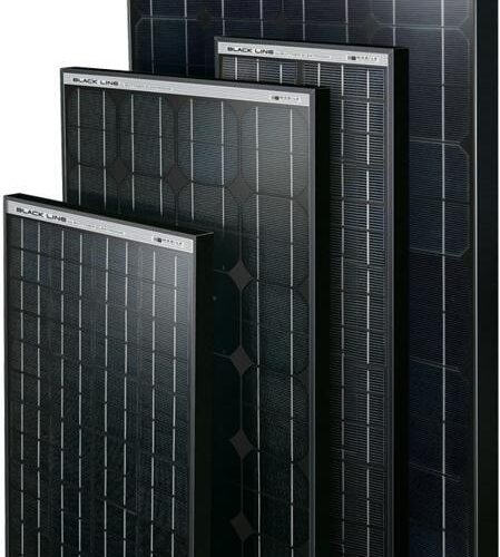 Büttner Elektronik Black Line MT SM 140 MC Solarmodul, 140Wp, 560Wh/Tag