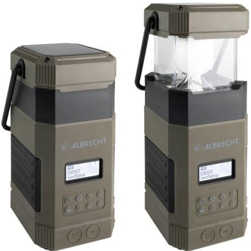 Albrecht DR114 DAB+ Kurbelradio mit Campinglampe