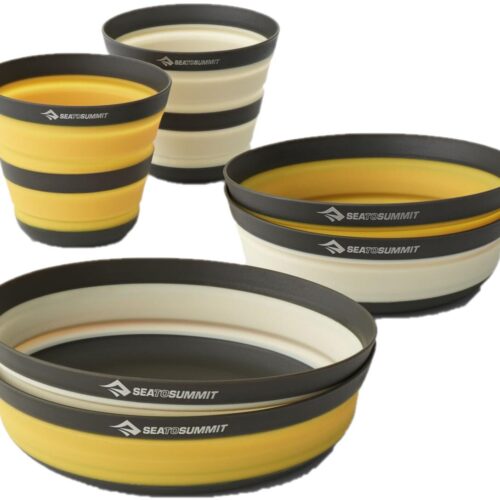 Sea to Summit Frontier Geschirrset, faltbar, 6-teilig, gelb