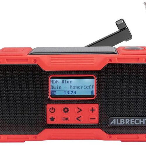Albrecht DR112 DAB+ Kurbelradio mit Taschenlampe