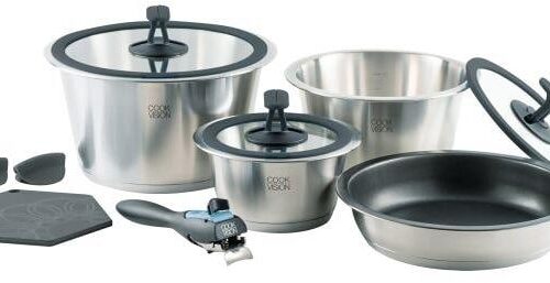 Cookvision Starter Kochset, Edelstahl, 11-teilig