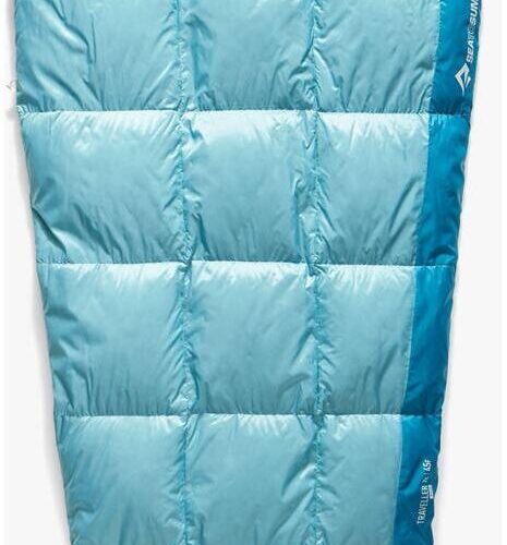 Sea to Summit Traveller Deckenschlafsack, Long, 7C, 198cm, blau