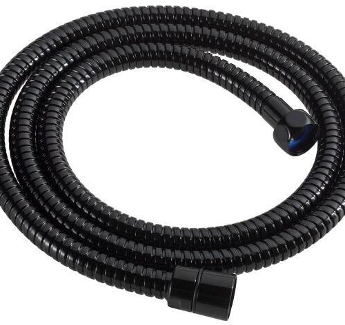 Reich Brauseschlauch Metall, 3/8x1/2, 150cm, schwarz