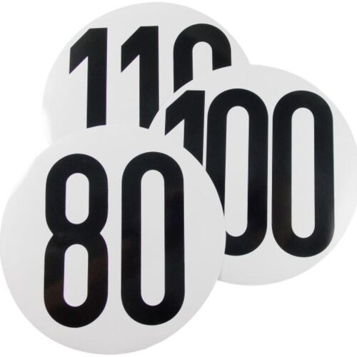 Menbaa Geschwindigkeitsschild, 80/100/110 km/h