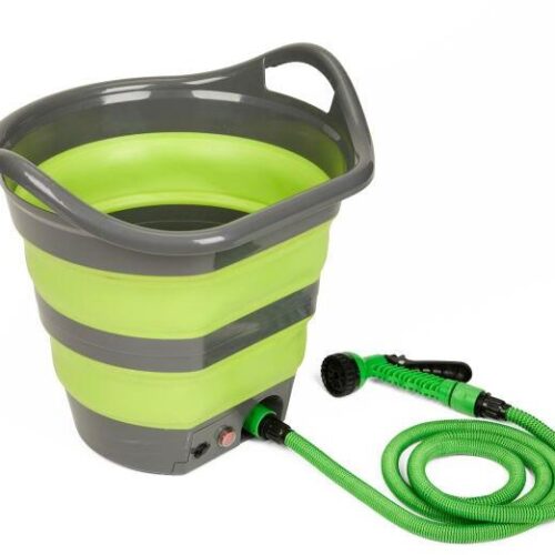 I+V Mobildusche Akku Plus Falteimer mit Waschbrause