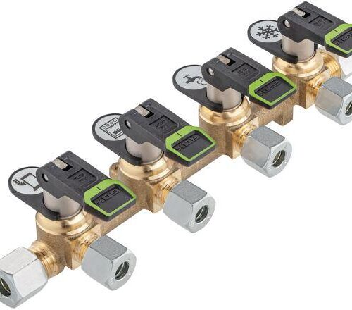 GOK Verteilerblock KSV-AB lang, 4 Abgänge, 8mm