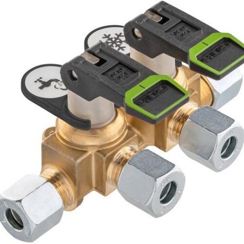 GOK Verteilerblock KSV-AB kurz, 2 Abgänge, 8mm