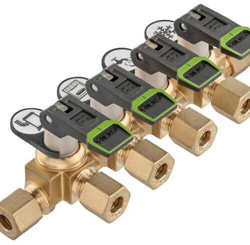 GOK Verteilerblock Marine KSV-AB kurz, 4 Abgänge