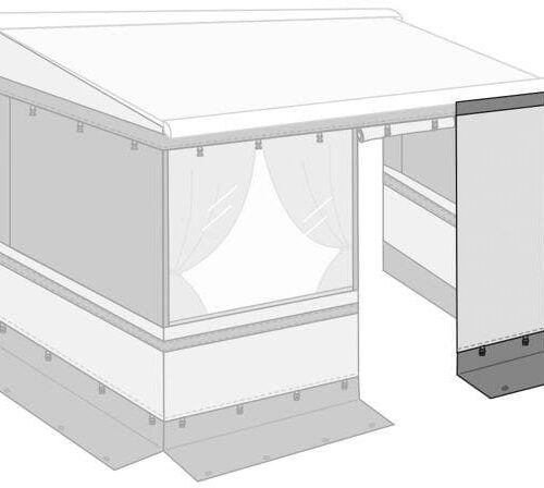 Fiamma Privacy Room Light/CS Light Frontpanel, F80s, 40cm