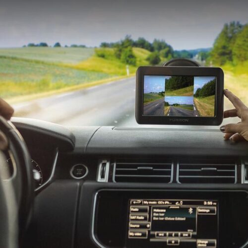 Lippert Furrion Vision S Rückfahrkamera mit 5 Monitor, Seiten- und Rückfahrkamera, digital