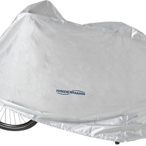 Hindermann Fahrradabdeckplane, PU silbermetallic
