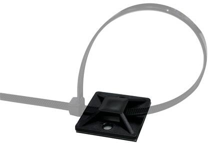 Carbest Klebesockel für Kabelbinder, 50er Pack