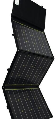 Solarswiss Faltbares Solarmodul, KVM6C, 200W, 24V, schwarz