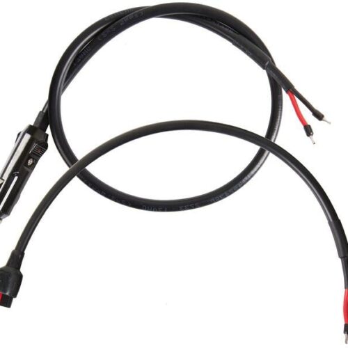 Carbest Kabel-Set mit Zigarettenanzünder-Stecker, 2x 2,5 mm², schwarz