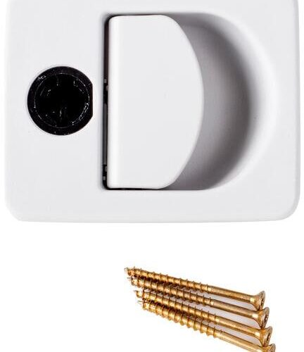 STS Kubus Griffmuldenschloss, System STS & ZADI, 140x80mm, weiß