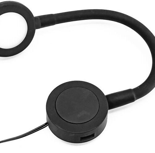 LED-Leseleuchte Cara, mit USB-Ladebuchsen, 182lm, schwarz