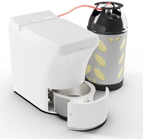 Cinderella Freedom Verbrennungstoilette, inkl. 100 Toilettenbeutel, weiß