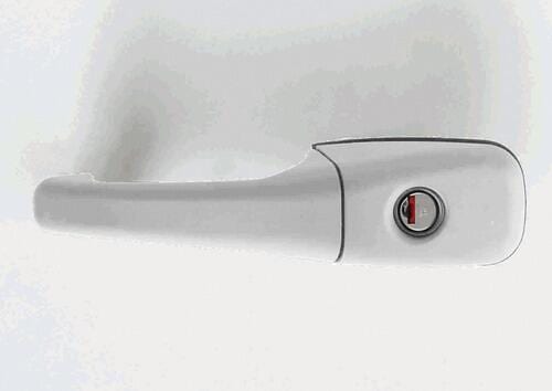 ZADI Roulotte Caravan Türgriff, System STS & ZADI, ohne Zylinder, links, weiß