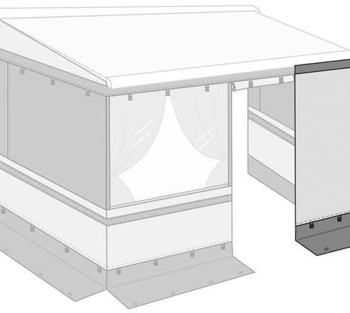 Fiamma Privacy Room Light/CS Light Frontpanel, F45, 200cm