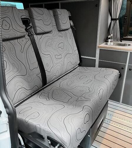 DRIVE DRESSY Rückbankbezug für Mercedes Marco Polo, wild lines