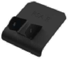 Halterung oben, rechts - Fiamma Ersatzteil Nr. 98656M454 - für Carry-Bike PSA