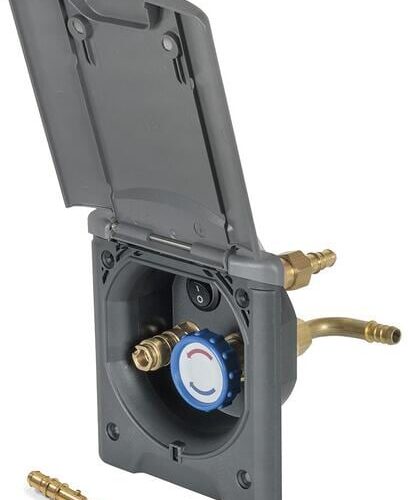 Servicedose für Außendusche, weiß