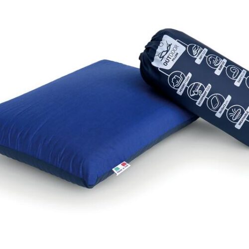 Outdoor Kopfkissen, 50x35cm, blau