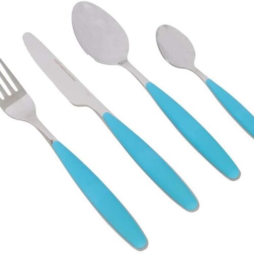 Gimex Colour Line Besteck-Set, 4-teilig, türkis