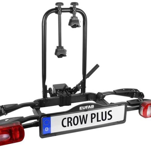 EUFAB CROW PLUS Kupplungs-Fahrradträger, 2 Fahrräder