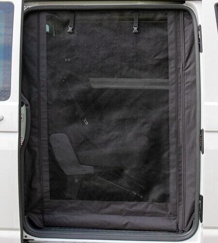 Carbest Premium Moskitonetz für Volkswagen T5/6/6.1, Schiebetür rechts mit Gummilippe