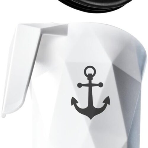 silwy To-Go Magnet Henkeltasse, Kunststoff, 350ml, Reiselust