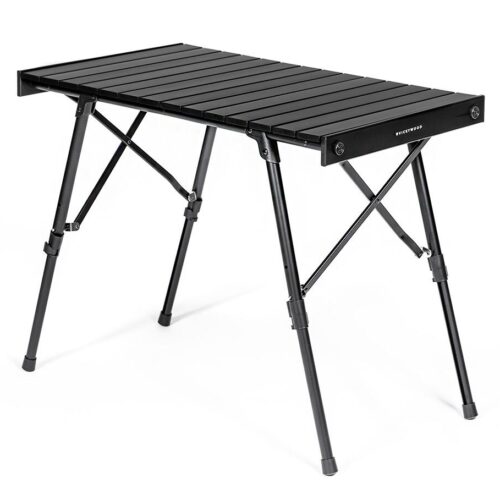 Vickywood Alu-Ultralight Camping Tisch, schwarz