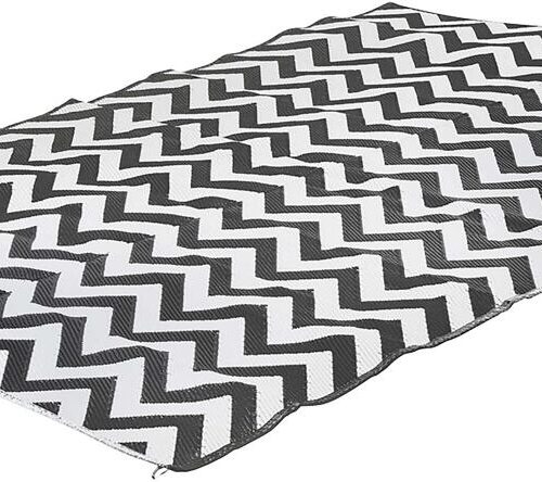 Bo-Camp Wave Chillmatte, 350x270cm, schwarz/weiß