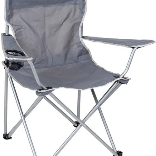 Bo-Camp Kompakt Faltstuhl, grau