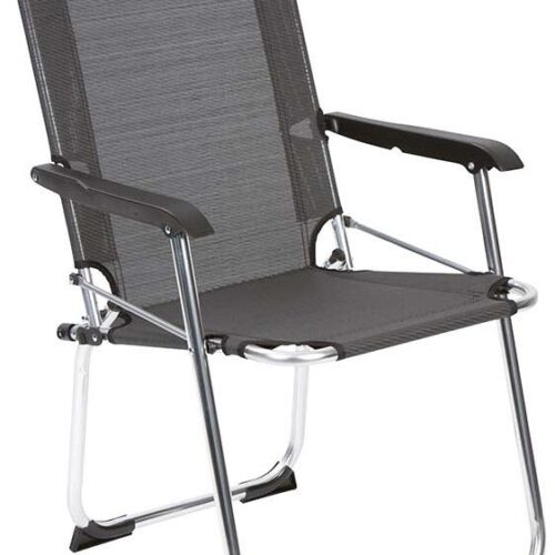 Bo-Camp Copa Rio Deluxe Campingstuhl, M, grau
