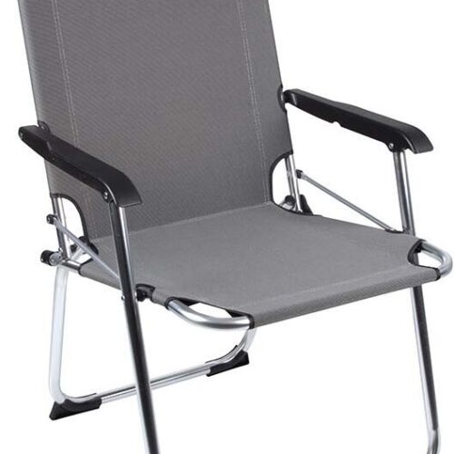 Bo-Camp Copa Rio Comfort Campingstuhl, L, hellgrau