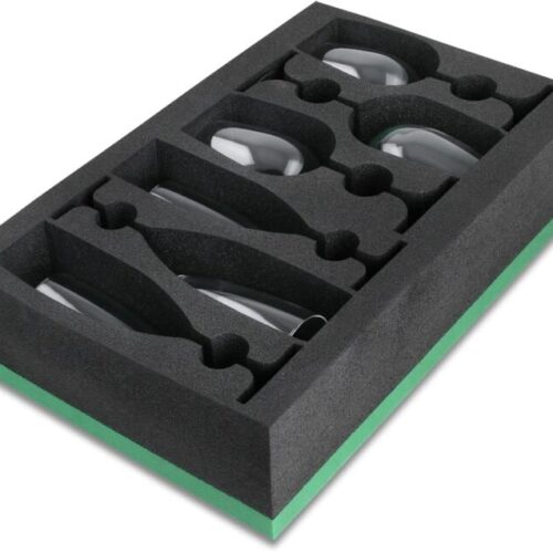 Camp-Idee Schaumstoffhalter, Wein/Sekt