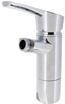 Comet COMO Einhebelmischer mit Duschanschluss, Ø33mm, Nylonflexschläuche, Mikroschalter, chrom