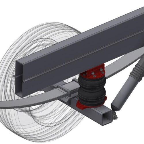 TOP DRIVE Zusatzluftfeder für die Hinterachse, Ford Transit, FWD ab Bj. 2014, 6