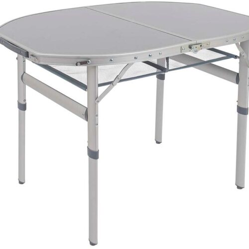 Bo-Camp Premium Koffertisch, oval, 100x70cm, grau