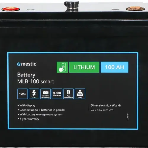 Mestic MLB-100 smart Lithium-Batterie, 100Ah
