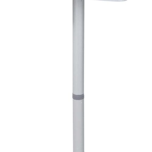 Bo-Camp Tisch mit Stechfuß, grau, 26x26cm