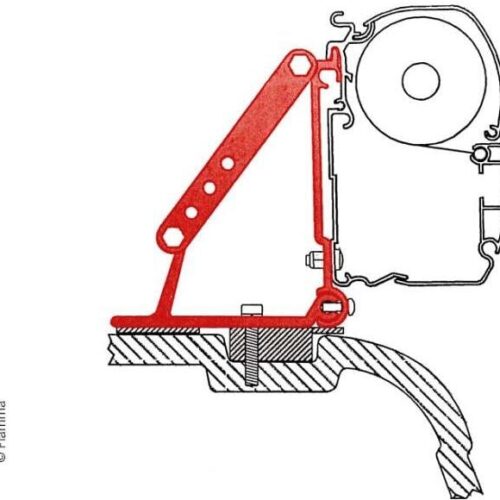 Fiamma F45 Adapter für VW T5/T6