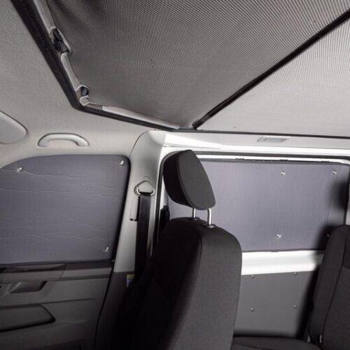 Carbest Thermo-Verdunkelungsmatten Wohnraum, grau, 5-teilig für VW T4 kR Bj.1990-2003