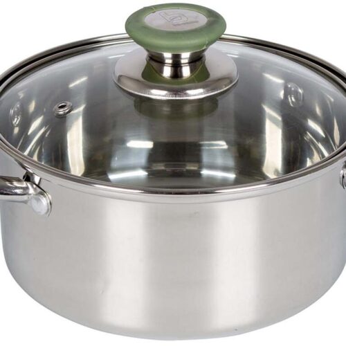 Bo-Camp Elan Topf, Edelstahl, ø14x7cm, 1,1L