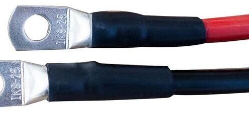 ECTIVE H07V-K Batteriekabelsatz 25mm² rot/schwarz M8/M8 3 Meter