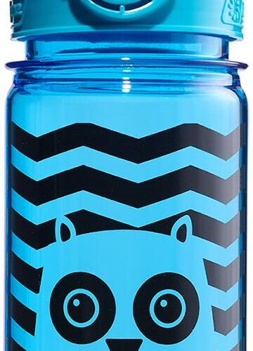 Nalgene OTF Kids Sustain Kindertrinkflasche mit Motiv, 350ml, blau Eule